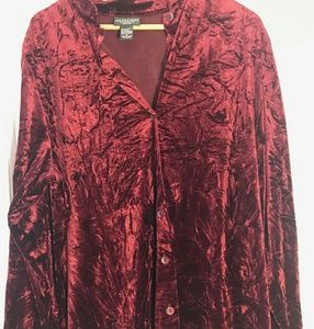 Velvet velour Mix Blouse